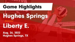 Hughes Springs  vs Liberty E. Game Highlights - Aug. 26, 2022