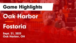 Oak Harbor  vs Fostoria  Game Highlights - Sept. 21, 2023