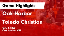 Oak Harbor  vs Toledo Christian  Game Highlights - Oct. 4, 2023