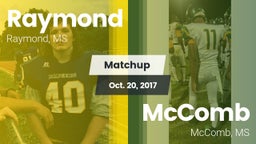 Matchup: Raymond  vs. McComb  2017
