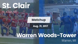 Matchup: St. Clair High vs. Warren Woods-Tower  2017