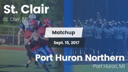 Matchup: St. Clair High vs. Port Huron Northern  2017