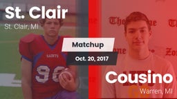 Matchup: St. Clair High vs. Cousino  2017