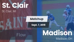 Matchup: St. Clair High vs. Madison  2018