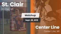 Matchup: St. Clair High vs. Center Line  2018