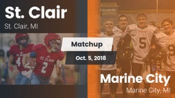 Matchup: St. Clair High vs. Marine City  2018