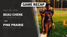Recap: Beau Chene  vs. Pine Prairie  2016
