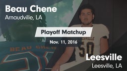 Matchup: Beau Chene vs. Leesville  2016
