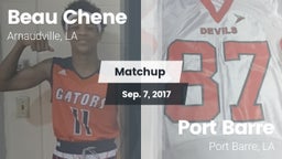 Matchup: Beau Chene vs. Port Barre  2017