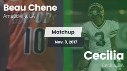 Matchup: Beau Chene vs. Cecilia  2017