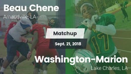 Matchup: Beau Chene vs. Washington-Marion  2018
