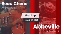 Matchup: Beau Chene vs. Abbeville  2019