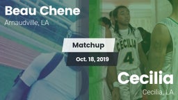 Matchup: Beau Chene vs. Cecilia  2019