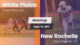 Matchup: White Plains High vs. New Rochelle  2017