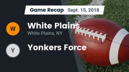 Recap: White Plains  vs. Yonkers Force 2018