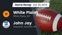 Recap: White Plains  vs. John Jay  2019