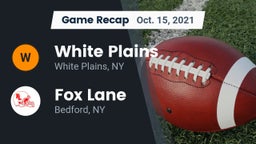 Recap: White Plains  vs. Fox Lane  2021
