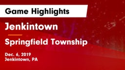 Jenkintown  vs Springfield Township  Game Highlights - Dec. 6, 2019