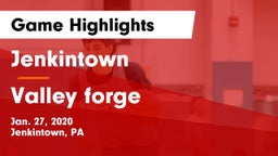 Jenkintown  vs Valley forge Game Highlights - Jan. 27, 2020