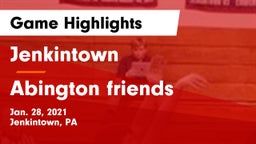 Jenkintown  vs Abington friends Game Highlights - Jan. 28, 2021