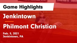 Jenkintown  vs Philmont Christian Game Highlights - Feb. 5, 2021