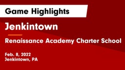 Jenkintown  vs Renaissance Academy Charter School Game Highlights - Feb. 8, 2022