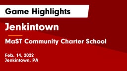 Jenkintown  vs MaST Community Charter School Game Highlights - Feb. 14, 2022