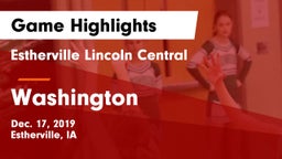 Estherville Lincoln Central  vs Washington  Game Highlights - Dec. 17, 2019