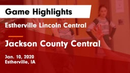 Estherville Lincoln Central  vs Jackson County Central  Game Highlights - Jan. 10, 2020