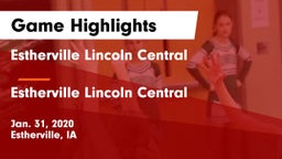 Estherville Lincoln Central  vs Estherville Lincoln Central  Game Highlights - Jan. 31, 2020