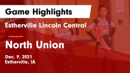 Estherville Lincoln Central  vs North Union   Game Highlights - Dec. 9, 2021
