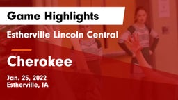 Estherville Lincoln Central  vs Cherokee  Game Highlights - Jan. 25, 2022