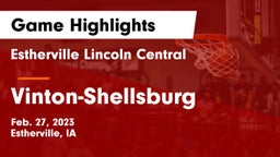 Estherville Lincoln Central  vs Vinton-Shellsburg  Game Highlights - Feb. 27, 2023