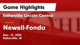 Estherville Lincoln Central  vs Newell-Fonda  Game Highlights - Dec. 12, 2023