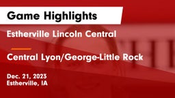 Estherville Lincoln Central  vs Central Lyon/George-Little Rock  Game Highlights - Dec. 21, 2023