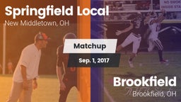Matchup: Springfield Local Hi vs. Brookfield  2017