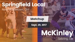 Matchup: Springfield Local Hi vs. McKinley  2017