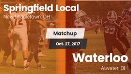 Matchup: Springfield Local Hi vs. Waterloo  2017
