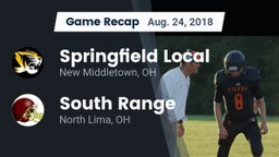 Recap: Springfield Local  vs. South Range 2018