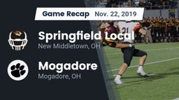 Recap: Springfield Local  vs. Mogadore  2019