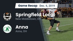 Recap: Springfield Local  vs. Anna  2019