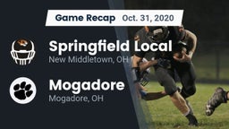Recap: Springfield Local  vs. Mogadore  2020
