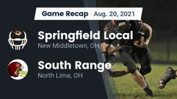 Recap: Springfield Local  vs. South Range 2021