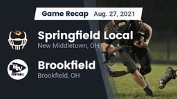 Recap: Springfield Local  vs. Brookfield  2021