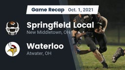 Recap: Springfield Local  vs. Waterloo  2021
