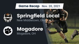 Recap: Springfield Local  vs. Mogadore  2021