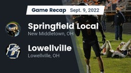 Recap: Springfield Local  vs. Lowellville  2022