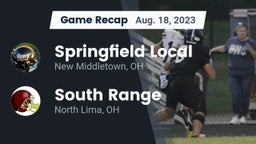 Recap: Springfield Local  vs. South Range 2023