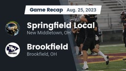 Recap: Springfield Local  vs. Brookfield  2023