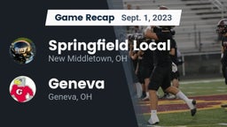 Recap: Springfield Local  vs. Geneva  2023